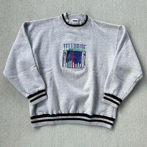 C9 by Champion Menswear Sweatshirt L - Grey w/ Telluride Embroidery